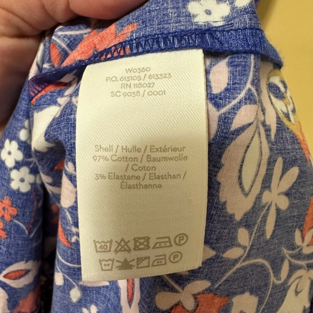 Boden Pleated Floral Fit & Flare Tank MIDI Dress Women 6 Blue - Picture 9 of 10